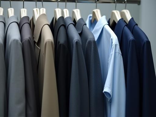 Vêtements suspendus après nettoyage à sec professionnel